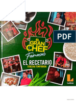 Recetario EL GRAN CHEF 3 TEMPORADA