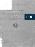 Tres Momentos Estelares de La Lingüística