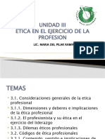 Unidad Iii Etica en El Ejercicio de La Profesion