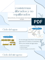 Ecosistemas Equilibrados y No Equilibrados