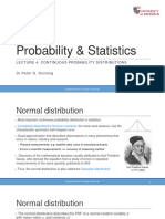 Continuous Probability Distributions