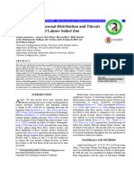 Assessment of Seasonal Distribution and Threats