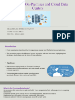 Comparing On-Premises and Cloud Data Centers