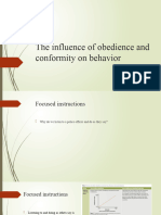 Influence of Obedience and Conformity