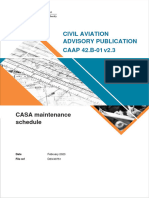 Caap 42b 01 Casa Maintenance Schedule