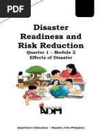 Disaster Readiness and Risk Reduction: Quarter 1 - Module 2 Effects of Disaster