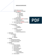 Semiologia Psicopatología