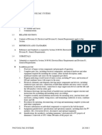 Amended Specification Section - Photovoltaic Systems