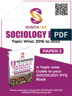 Sociology - Paper 2 - TW - PYQs