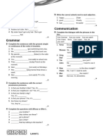 Champions Level 1 Unit Test 1 B