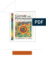 (PDF Download) Test Bank For Culture and Psychology 6th Edition by Matsumoto Fulll Chapter