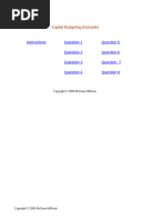 Capital Budgeting Examples