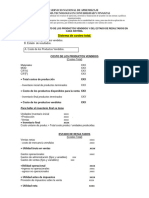 Ejercicio Sistema de Costeo Total y Sistema de Costeo Variable