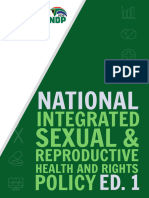 National Integrated SRHR Policy - Final - 2021