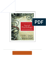 Test Bank For Social Psychology 5th Edition by Douglas Kenrick, Steven L. Neuberg, Robert B. Cialdini Download PDF