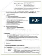 PC-05 Auditoria, No Conformidad, Acción Correctiva - v3 Ok