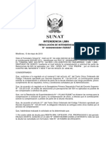 Intendencia Lima: Resolución de Intendencia #0230230344401/SUNAT