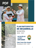 Plan de Desarrollo Municipal 2024 - 2027 La Paz - Santander 