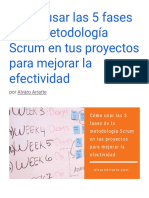 Las 5 Fases de La Metodología Scrum para Tus Proyectos ?