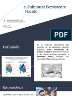 Hipertensión Pulmonar Persistente en El Recién Nacido