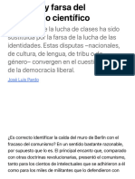 Tragedia y Farsa Del Socialismo Científico Letras Libres