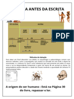 A História Antes Da Escrita Resumo 2 - 6 Ano