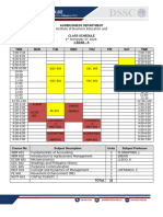 1st Year - 1st Sem Sked Final