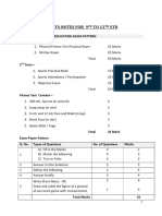 Sport Notes 9 To 12