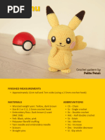 CROCHETPATTERN Pikachu