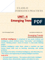 11th IP Unit-4 Emerging Trends