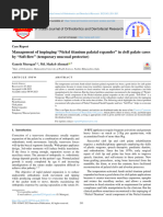 Management of Impinging "Nickel Titanium Palatal Expander" in Cleft Palate Cases by "Soft Flow" (Temporary Mucosal Protector)