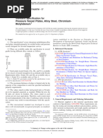 Pressure Vessel Plates, Alloy Steel, Chromium-Molybdenum: Standard Specification For