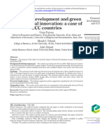 Financial Development and Green Technological Innovation: A Case of GCC Countries