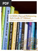 LUSEMs Referencing Guide - 3rd Edition