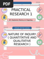 Ppt-pr1-Nature of Inquiry (Quantitative and Qualitative Research)