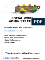 Social Admin Summary