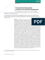 The Phylogeny of Coleopterida (Hexapoda) - Morphological Characters and Molecular Phylogenies