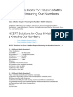 NCERT Solutions For Class 6 Maths Chapter 1 Knowing Our Numbers