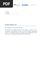 JC 2023 84 - Final Report On Draft RTS To Specify The Policy On ICT Services Supporting Critical or Important Functions