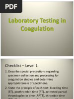 Laboratory Testing in Coagulation Compatibility Mode