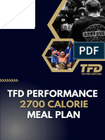 TFD 2700 Calorie 7-Day Meal Plan