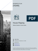 House Flipping Business Plan Example