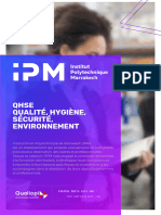 IPM - QHSE Qualité, Hygiène, Sécurité, Environnement