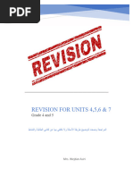 Final Revision - 4+5 - Term 2