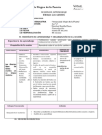 Sesión de Aprendizaje - Los Cartele