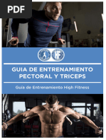 Guia de Entrenamiento de Pectoral Triceps