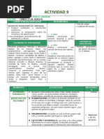 Actividad 9 - 12 de Agosto