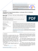 Management of Enamel Demineralization-An Iatrogenic Effect of Orthodontic Treatment: A Case Report