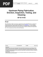 Gp031902 - Com Upstream Piping Fabrication Erection Inspection Testing and Cleaning (Version 4.1.0 JUL 2018)