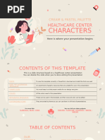 Cream & Pastel Palette Healthcare Center Characters by Slidesgos